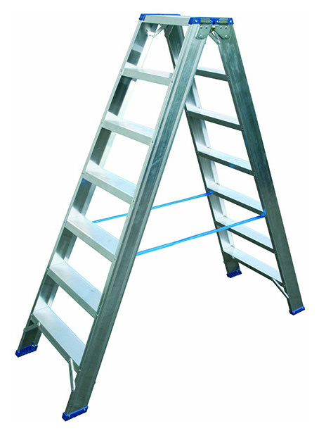 PASSL25 Alu-Stufenstehleiter 2 x 5