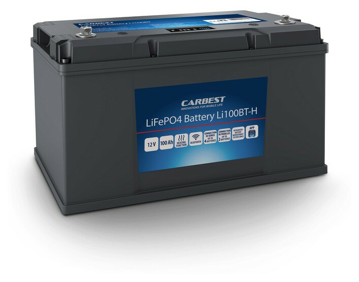 Carbest Lithium-Eisen-Phosphat Batterie mit Heizfunktion