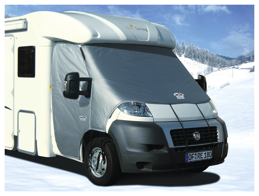 Carbest Thermomatte außen Scheibenabdeckung für Fiat Ducato und Baugleiche ab 20