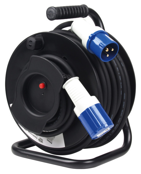 Carbest CEE-Kabeltrommel H07RN-F3G2, Kabellänge 25m