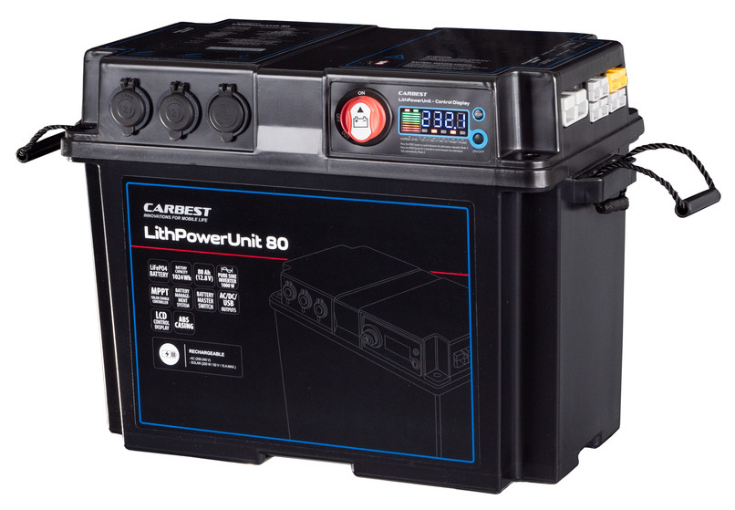 Carbest LiFePo4 Batterie LithPowerUnit 80, 80Ah