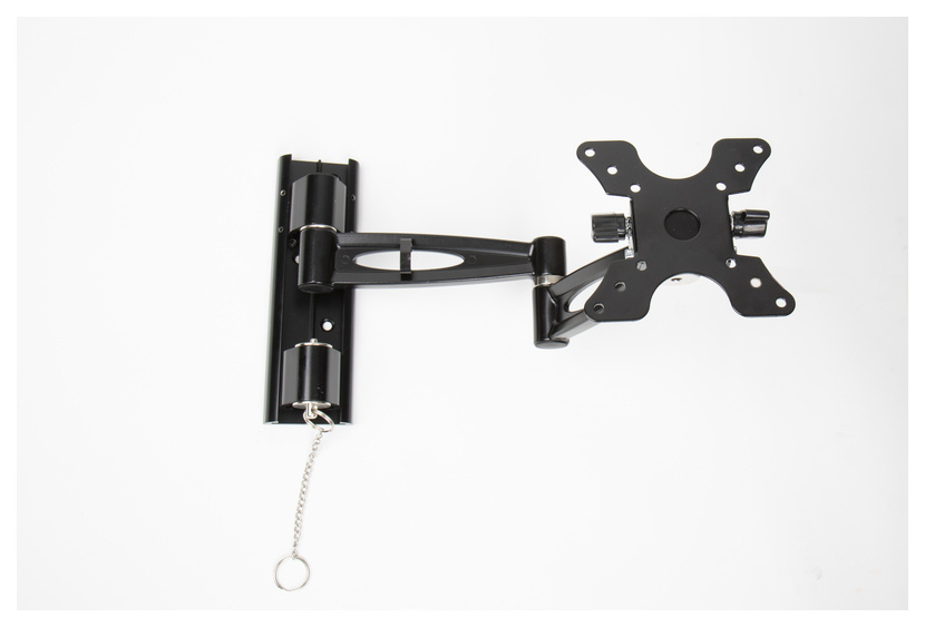 TV-Halter Simon Luxus - Schwarz glänzend