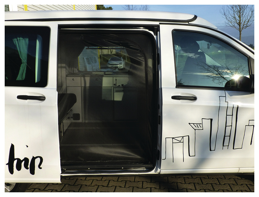 Moskitonetz Vito/Viano, Mercedes Vito/Viano, Schiebetür