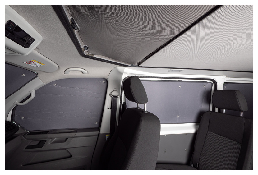 Thermo-Verdunkelungsmatten Wohnraum 5-teilig, VW T4, lang, 1990-2003