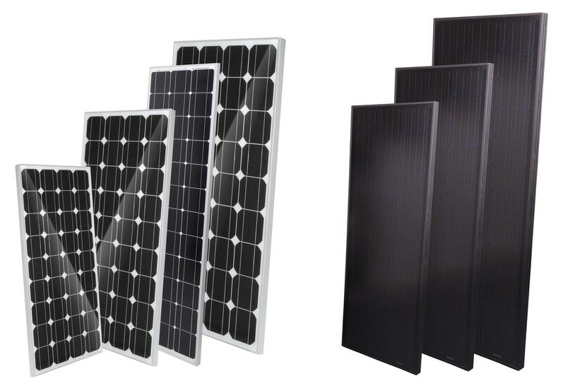 Carbest 12V Solarmodule CB + Fullblack - 100 bis 190 Watt, 6, 155 W, 22, CB-Seri