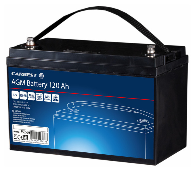 Carbest AGM-Power Line Batterie 120Ah