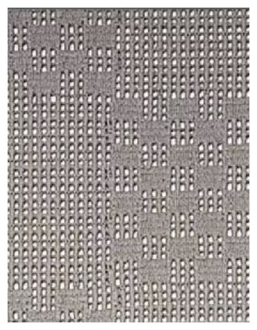 friedola Plus Zeltteppich grau mit Karo-Muster, 4 x 2,5 m, zuschneidbar