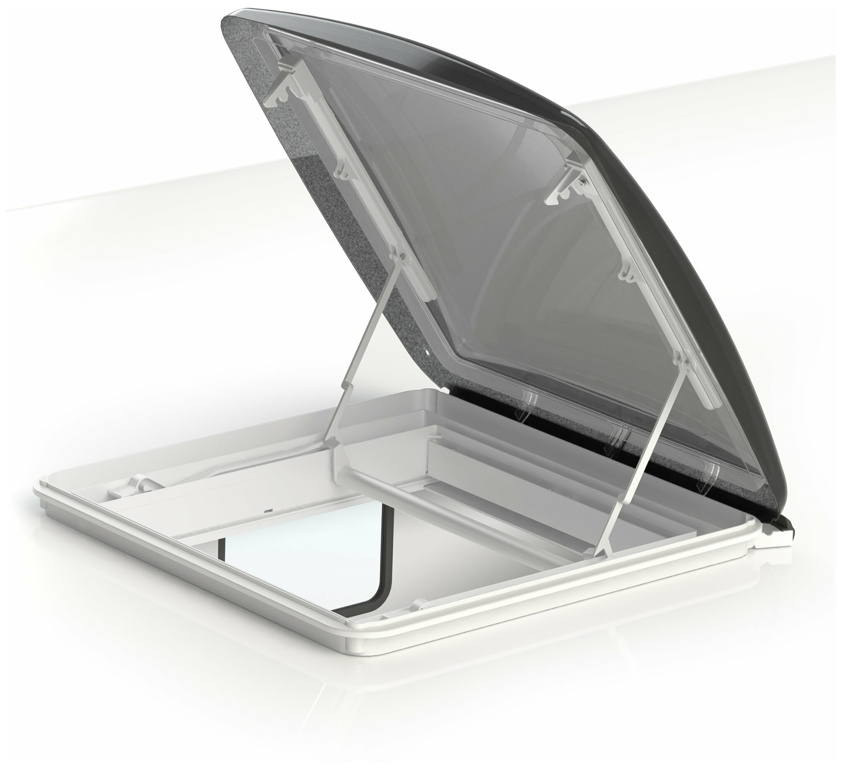 roofSTAR Dachhaube, 700x500mm, ohne Zwangsbelüftung, manuell, LED, Crystal