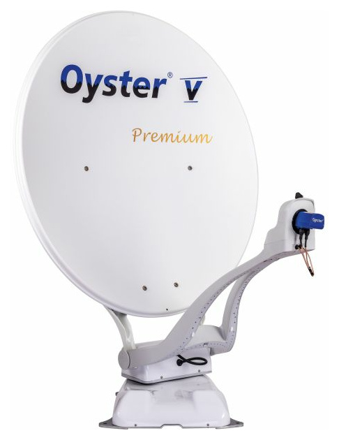 ten Haaft Oyster V Premium, Single Skew, DVB-S/S2, weiß, 85 cm