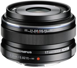 Olympus M.ZUIKO DIGITAL 17mm 1:1.8 schwarz Olympus M.ZUIKO DIGITAL 17mm 1:1.8 schwarz