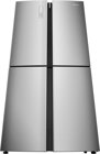 Hisense RQ689N4AC2, French door K�hlschrank, Edelstahl Design