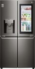 LG Side by Side GMX936SBHV, 571 l, Instaview, Multi Door, Glossy-Black, A+