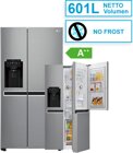 LG Side-by-Side GSJ761PZTZ, Door-in-Door, 601 l, Edelstahl, Wassertank, A++