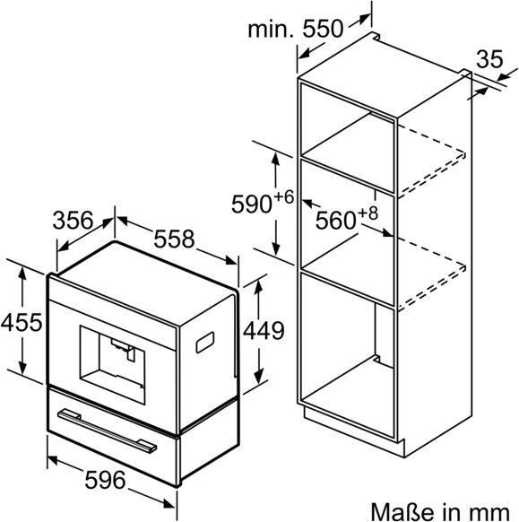 Neff CKS1561N EinbauKaffeevollautomat (C15KS61N0) edelstahl schwarz
