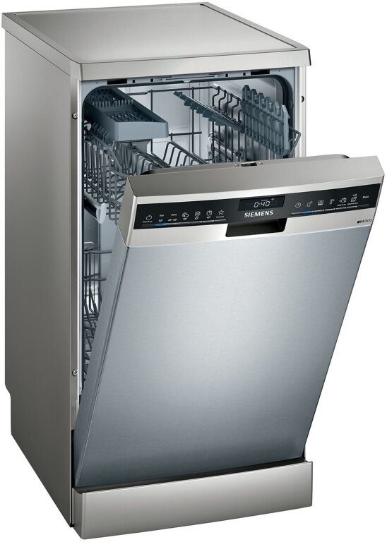 Siemens Spülmaschine klein, freistehend, Edelstahl, Siemens